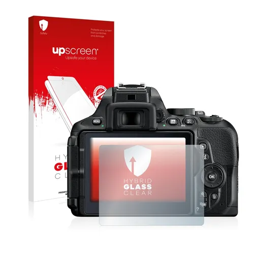 upscreen Panzerfolie Schutzglas für Nikon D5600 9H klar Display