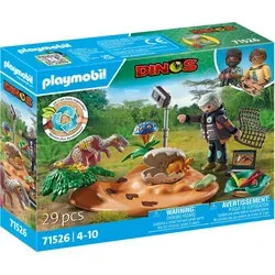 PLAYMOBIL Dinos Stegosaurus-Nest 71526 - Spannendes Dino-Abenteuer mit Eiern und Eierdieb, nachhaltiges Spielzeug für kreative Rollenspiele ab 4 Jahren