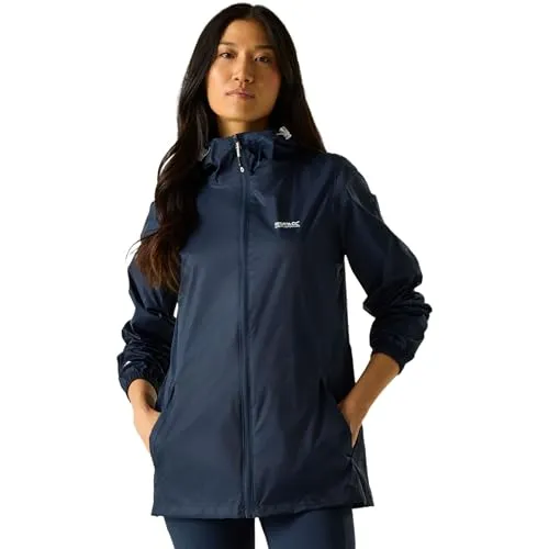 Regatta Pack-It III Damen Outdoorjacke - Funktionsjacken – Leichte, wasserdichte und atmungsaktive Jacke, ideal für Wanderungen und Reisen. Mit praktischer Packtasche und Größenverstellbarer Kapuze für optimalen Wetterschutz.