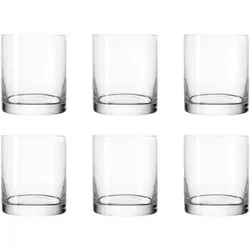 Leonardo Gläserset Klar, 7.9x8.8 cm - Gläser-Set aus klarem Glas, ideal für stilvolle Tischdekoration und vielseitig einsetzbar bei jedem Anlass.