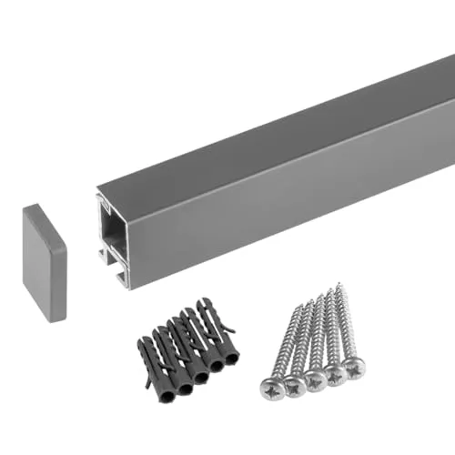 Kesseböhmer Küchenorganizer-Set Linero style 600-1800 mm - Praktisches Küchenorganizer-Set aus Aluminium in Edelstahloptik. Ideal zur optimalen Nutzung von Küchenraum mit einfachem Befestigungssystem.