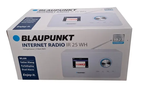 BLAUPUNKT IR25 Internetradio - WLAN Küchenradio mit Farbdisplay - Radios: Genießen Sie bis zu 10.000 Internetradiosender und UKW-Empfang. Mit klarem Klang, Weckfunktion und praktischem Farbdisplay für einfache Bedienung.