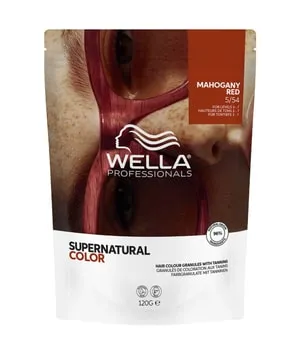 Wella Professionals Supernatural Color 5/54 Mahogany Red 120 g - Pflanzenbasierte Haarfarbe ohne Aufhellungseffekt. Für lebendige Farbergebnisse und bis zu 100 % Graukaschierung in nur 2 Schritten. Einfache Anwendung dank innovativer Formulierung.