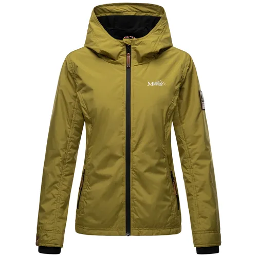 MARIKOO Damen Übergangsjacke "Brombeere" - Trendy Regenjacke für Damen, wind- und wasserabweisend, komplett mit weichem Fleece gefüttert, ideal für Outdoor-Aktivitäten und hohen Komfort.