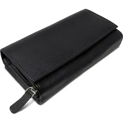 ROYALZ "Orelia" Vintage Leder Geldbörse für Damen - RFID-Blocker & viel Platz - Elegante Vintage Geldbörse für Damen mit Platz für bis zu 18 Karten, RFID-Schutz gegen Datenklau und praktische Fächeraufteilung für Geldscheine und Kleingeld.
