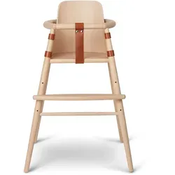 Carl Hansen - Stuhllehne für ND54 Kinder-Hochstuhl, Buche matt lackiert / cognac