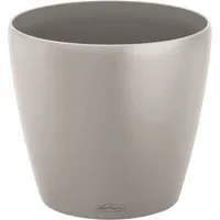 Lechuza CLASSICO Color 60 Übertopf sandbraun - Garten-Zubehör mit intelligentem Erdbewässerungssystem und 17 Liter Wasserspeicher. Ideal für drinnen und draußen, aus bruchsicherem, UV-beständigem Kunststoff.