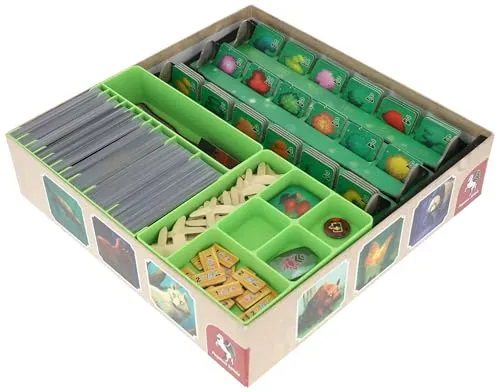 Feldherr Organizer Insert für Living Forest Kodama Erweiterung - Kofferwaagen für optimale Ordnung und schnellen Spielaufbau in der Grundspielbox von Living Forest und der Kodama Erweiterung – einfach auspacken und losspielen!