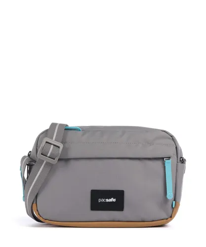 Pacsafe Go Crossbody Bag Stone - Umhängetaschen mit Diebstahlschutz, ideal für stressfreies Reisen in der Stadt dank abschließbarem Zipper und sicherem Design.