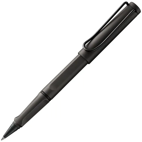 Lamy safari roll-ink umbra Tintenpatronenroller – zeitlos klassischer Stift mit ergonomischem Griff & Strichbreite M - Gehäuse aus robustem ASA-Kunststoff – inkl. Tintenpatrone T10 blau
