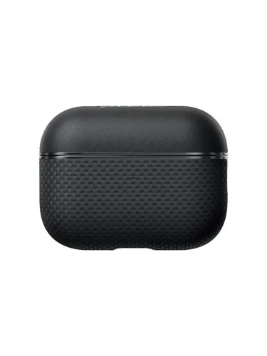PITAKA Aramid Fiber Magnetic Case für AirPods Pro2 - Schützendes Aramid Fiber Case in schwarz/grau für AirPods Pro2, bietet robusten Schutz und elegantes Design für den täglichen Gebrauch.