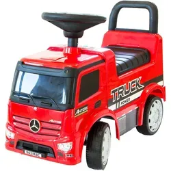 Rutscherauto Mercedes Antos - Truck Babyrutscher - Kinderfahrzeuge im LKW-Design, fördert Motorik und Koordination mit einem tollen Soundlenkrad und großem Stauraum.