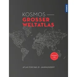 Kosmos Großer Weltatlas - Hochwertiger Atlas mit beeindruckenden Weltkarten, 3D-Karten des Meeresbodens und einem umfangreichen Länderlexikon – ideal für Entdecker und Wissenshungrige.