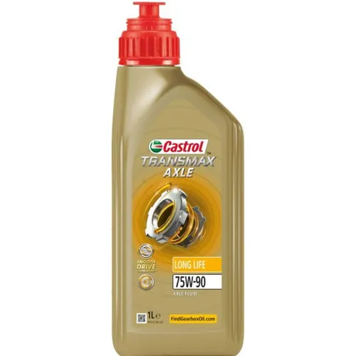 Castrol Transmax Axle Long Life 75W-90 Getriebeöl - Hochleistungs-Getriebeöl für verbesserte Schmierung und Langlebigkeit, ideal für den professionellen Einsatz in Fahrzeugen.