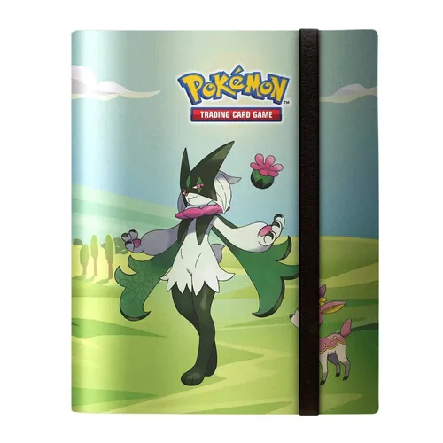 Pokemon - Morning Meadow - PRO-Binder - Ordner für Non-Sport Trading Cards mit 9 Taschen, ideal zum sicheren Aufbewahren und Präsentieren Ihrer Pokémon-Sammelkarten.