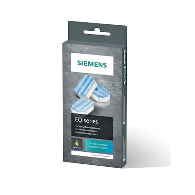 Siemens TZ80002A Entkalkungstabletten - 3x 36g, effektive Entkalkung für längeren Kaffeegenuss und optimale Maschinenleistung
