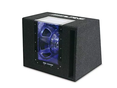 Alpine SBG-1244BP Subwoofer der G-Serie - Car-HiFi-Lautsprecher mit 30,5 cm (12 Zoll) Pasa-Band-Tieftöner, 800 W max. Leistung für kraftvollen Bass und beeindruckenden Klang.