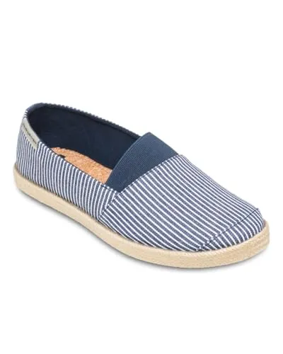 Quiksilver Espadrilled Cold Cement Shoe für Männer - Denim - 42 EU - Espadrilles für Herren mit dicker Sohle für Wärmeisolierung und atmungsaktivem Material für trockene Füße. Strapazierfähig und leicht für täglichen Komfort, ideal für kaltes Wetter.