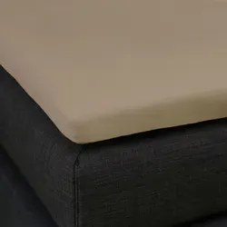 Formesse Bella Donna Topper Spannbetttuch La Piccola 160x200 cm | perlgrau - grau