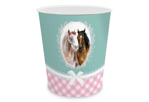 itenga Papierkorb itenga Papierkorb für Kinder - Motiv Pferd - ca. 11 Liter