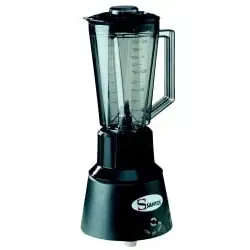 Santos Bar Blender 33, 1,25 Liter - Leistungsstarker Mixer für Bars - Mixer für Bars und Restaurants mit 1,25 Liter Kunststoffaufsatz, Geschwindigkeitsregler und leicht zu reinigenden Teilen für langanhaltende Leistung und perfekte Smoothies.