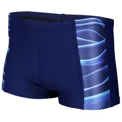 Aquarti Badehose Aquarti Herren Badehose Kurz Sportlich Streifen blau 7XL