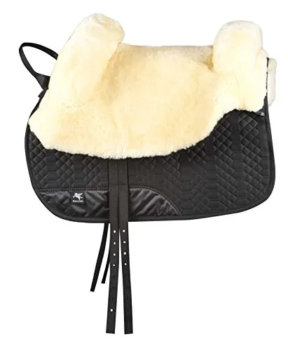 Engel Reitsport Fellsattel R3 Ibero - Med. Lammfell Sattel - Pferdesättel aus 100% Merino Lammfell, atmungsaktiv und temperaturausgleichend, ideal für Allergiker, mit abnehmbarer Sattelsitzfläche für höchsten Komfort.