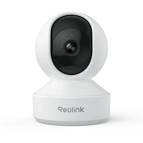 Reolink E1 2K Überwachungskamera Innen mit 360°-Ansicht - Diese Indoor Kamera bietet 4MP HD-Qualität und Nachtsicht. Mit Auto-Tracking und 2-Wege-Audio ist sie ideal für die Überwachung von Babys und Haustieren. Flexible Speicheroptionen und ein praktischer Privatmodus runden das Angebot ab.