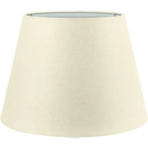 Wogati® Premium Lampenschirm E14/E27 - Creme XL für Stehlampe, Hängelampe & Tischlampe - Hochwertiger Lampenschirm aus 100% Baumwolle, handgefertigt und einzigartig. Ideal für jeden Raum, sorgt für ein warmes und wohnliches Ambiente.