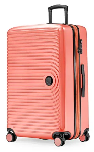 Hauptstadtkoffer Hartschalen-Trolley Mitte - 77 cm, 4 Rollen, TSA Schloss, orange, pflegeleicht und mit Volumenerweiterung für maximales Gepäckvolumen