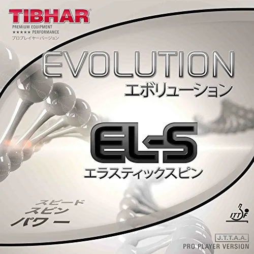 Tibhar Evolution EL-S Tischtennis-Belag - Innovativer Tischtennis-Belag für maximale Rotation und Power in jedem Spiel. Mit mittelhartem Schwamm und optimierter Noppengeometrie für eine erstklassige Ballkontrolle.