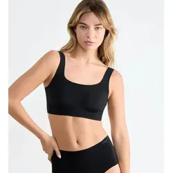 sloggi ZERO Feel 2.0 Bustier - Nahtlos und Unsichtbar in Schwarz XS - Funktionsunterwäsche mit atmungsaktivem, elastischem Material für höchsten Tragekomfort. Ideal für Yoga und den Alltag, sorgt für eine nahtlose Passform und optische Vergrößerung der Brüste.