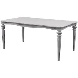 Casa Padrino Barock Esstisch Weiß Antik Stil ausziehbar 180 - 230 cm - Tisch - Weiß