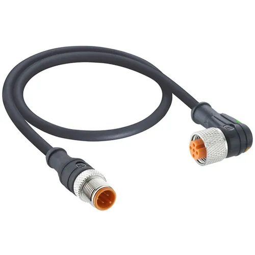 Lutronic 1162 Sensor-/Aktor-Anschlussleitung M12 Stecker, gerade, Buchse, gew...