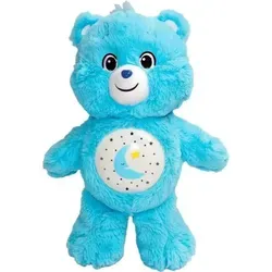 Splash Toys - Glücksbärchi Plüschtier mit Nachtlicht blau - Kuscheltiere für Babys, mit integriertem Nachtlicht und Melodie für einen beruhigenden Schlaf.