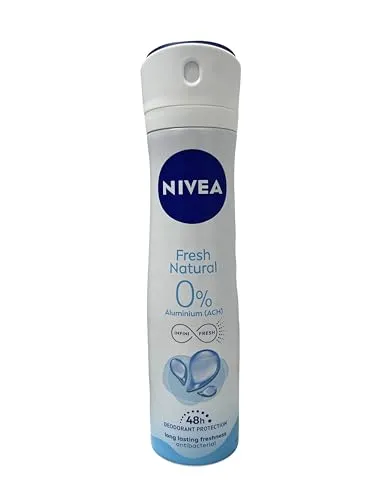 Nivea Fresh Natural Deodorant Spray für Damen 150 ml - Deos für Damen, 150 ml, schützt zuverlässig vor Körpergeruch und sorgt für langanhaltende Frische – ganz ohne Aluminiumsalze.