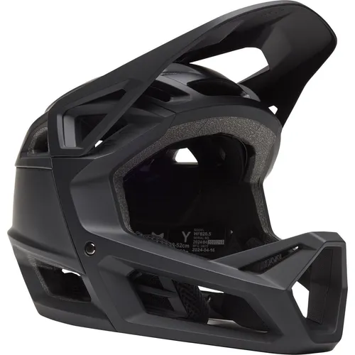 Fox Youth Proframe Kinder Fullface Helm - Schwarz - Größe S - Leichter Fullface-Helm für Kinder, ideal für MTB- und E-Bike-Abenteuer. Mit MIPS-System für zusätzlichen Schutz, optimaler Belüftung und verstellbarem Visier. Inklusive GoPro-Mount für Abenteuerfilme.
