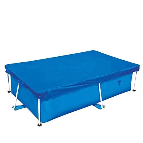 Shinyzone Poolabdeckung Rechteckig 300x201x66 mit Kordel,Swimming Pool Abdeckplane Plane Schutzplane Winddicht Regenfest Staubdicht für Fast Set Rectangular Frame Pool