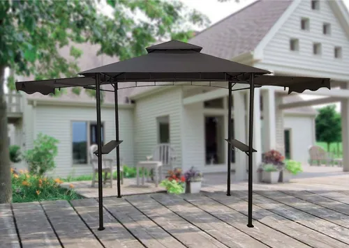 HC Garten & Freizeit Grillpavillon - Feuerresistent mit Ablageflächen und Flaschenöffner - Grillpavillons, feuerresistent und ideal für sicheres Grillen bei jedem Wetter. Mit Ablageflächen und Flaschenöffner ausgestattet, bietet er Komfort und Stil für jedes BBQ.