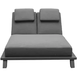 CLEMENTO Bali Doppelliege Aluminium Sunbrella - Anthrazite