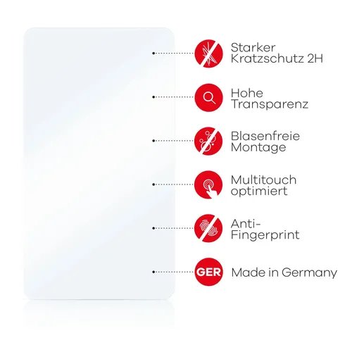 upscreen Schutz Folie für Yaesu FTDX101MP Kratzfest Anti Fingerprint Klar