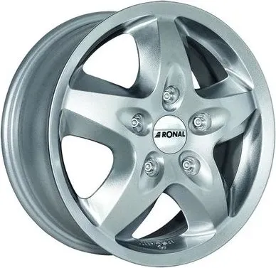 Ronal R44 Kristallsilber 6.5x16" ET60 - Alufelgen 16 Zoll im eleganten Kristallsilber, ideal für eine sportliche Optik und hohe Traglast von 1000 kg.