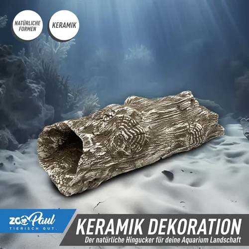 Terrarium Keramik Deko Dekoration ZooPaul Aquarium Baum Baumstamm Höhle Versteck