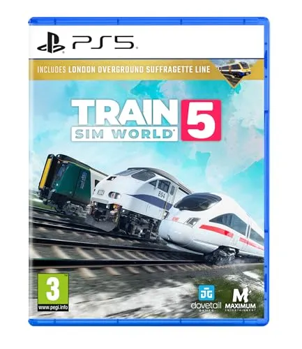 Train Sim World 5 - Sony PlayStation 5 - Simulation für PS5 - Erlebe realistische Zugfahrten und beeindruckende Landschaften in einer detailreichen Spielwelt.