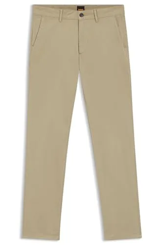 Herren Chinohose BOSS ORANGE "slim", Gr. 31, Braun - Kombistarke Herren-Chinohose von BOSS ORANGE, slim fit, knöchellang und pflegeleicht aus 97% Baumwolle. Ideal für lässige Freizeit-Outfits.