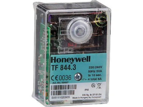 HONEYWELL Satronic-Relais TF 844.3 - Hochwertiges elektrisches Relais für zuverlässige Steuerung in speziellen Anwendungen. Robust und langlebig, ideal für den professionellen Einsatz.