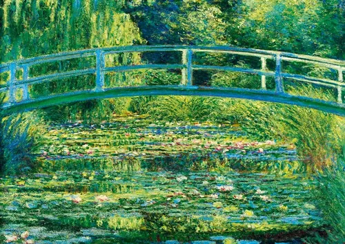 Bluebird Puzzle Puzzle Claude Monet - The Water-Lily Pond, 1899, Puzzleteile