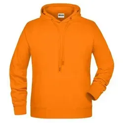 Men's Hoody Kapuzensweat mit Raglanärmeln orange, Gr. L