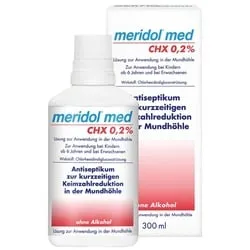 Meridol med CHX 0,2% Lösung zur Anwendung in der Mundhöhle