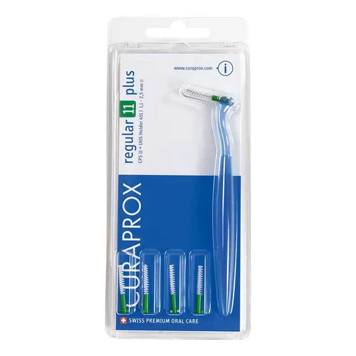 Curaprox Interdental Set Cps 011 mm grün 5 Bürstchen + 2 St Halter Zahnbürste Inhalt: 1 P